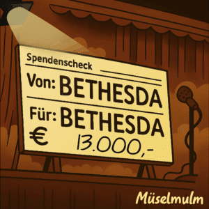 Spendenscheck der Bethesda-Stiftung – Selbstvermarktung auf Kosten echter Hilfe